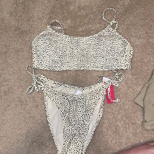 Target swim cream and black bikini